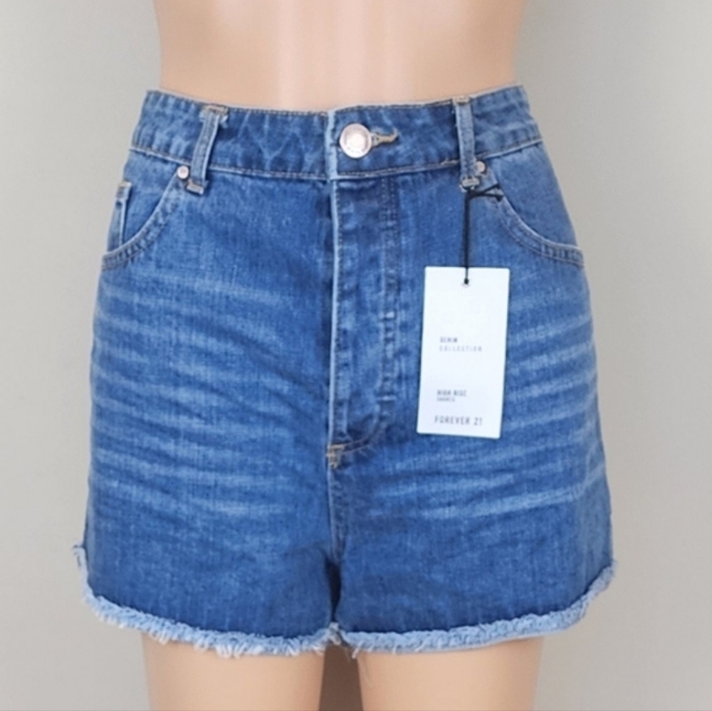 Forever 21 Denim Collection High Rise Jeans Shorts